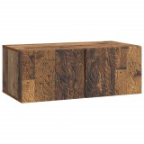 vidaXL Fali TV szekrény 59,5 x 31 cm Antik Fa Szerelt Fa