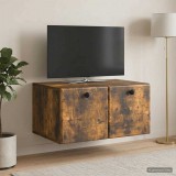 vidaXL Fali TV szekrény 59,5 x 41 x 30 cm Füstös Tölgy Szerelt Fa