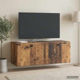 vidaXL Fali TV szekrény 78,5 x 31 x 30 cm Antik Fa Szerelt Fa