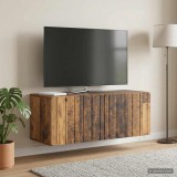 vidaXL Fali TV szekrény 78,5 x 31 x 30 cm Antik Fa Szerelt Fa