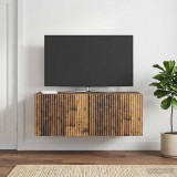 vidaXL Fali TV szekrény 78,5 x 31 x 30 cm Antik Fa Szerelt Fa