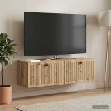 vidaXL Fali TV szekrény 98 x 31 x 30 cm Kézműves Tölgy Szerelt Fa