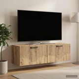 vidaXL Fali TV szekrény 98 x 31 x 30 cm Kézműves Tölgy Szerelt Fa