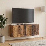 vidaXL Fali TV szekrény Antik Fa 78,5 x 31 x 30 cm Szerelt Fa