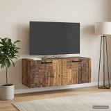 vidaXL Fali TV szekrény Antik Fa 78,5 x 31 x 30 cm Szerelt Fa