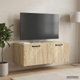 vidaXL Fali TV szekrény Sonoma Tölgy 78,5 x 41 x 30 cm Szerelt Fa