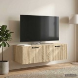 vidaXL Fali TV szekrény Sonoma Tölgy 98 x 41 x 30 cm Szerelt Fa