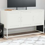 vidaXL Fehér acél TV-szekrény 100,5x39x60,5 cm