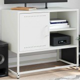 vidaXL Fehér acél TV-szekrény 68 x 39 x 60,5 cm