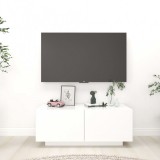 vidaXL Fehér forgácslap TV-szekrény 100 x 35 x 40 cm