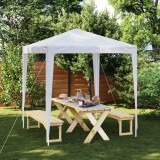 vidaXL Fehér rendezvénysátor 2 x 2 m