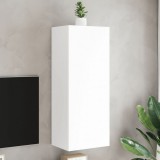 vidaXL Fehér szerelt fa fali TV-szekrény 40,5 x 30 x 102 cm