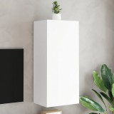vidaXL Fehér szerelt fa fali TV-szekrény 40,5 x 30 x 90 cm