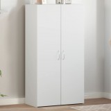 vidaXL Fehér szerelt fa irattartó szekrény 60 x 32 x 115 cm