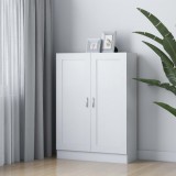 vidaXL Fehér szerelt fa könyvszekrény 82,5 x 30,5 x 115 cm
