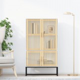 vidaXL Fehér szerelt fa magasszekrény 70 x 35 x 125 cm