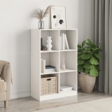 vidaXL Fehér tömör fenyőfa könyvszekrény 70 x 33 x 110 cm