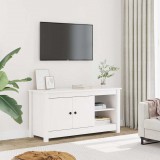 vidaXL Fehér tömör fenyőfa TV-szekrény 103 x 36,5 x 52 cm