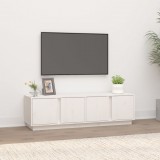 vidaXL Fehér tömör fenyőfa TV-szekrény 140 x 40 x 40 cm