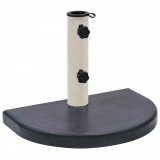 vidaXL Fekete gránit napernyőtalp 40 x 28 x 4 cm