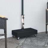 vidaXL Fekete gránit napernyőtalp 45 x 25 x 8 cm