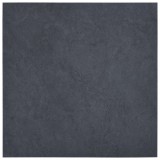 vidaXL Fekete márványmintás öntapadó pvc padlólapok 5,11 m²