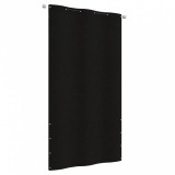 vidaXL Fekete oxford-szövet erkélyparaván 120 x 240 cm