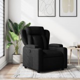 vidaXL Fekete szövet relaxfotel