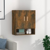 vidaXL Füstös tölgy színű szerelt fa fali szekrény 60 x 31 x 70 cm