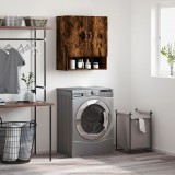 vidaXL Füstös tölgy színű szerelt fa fali szekrény 60 x 31 x 70 cm