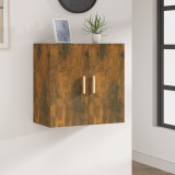 vidaXL Füstös tölgy színű szerelt fa faliszekrény 60 x 30 x 60 cm