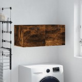 vidaXL Füstös tölgy színű szerelt fa faliszekrény 80 x 36,5 x 35 cm