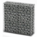 vidaXL Gabion kosár fedéllel horganyzott drótból 100 x 100 x 30 cm