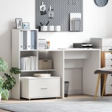 vidaXL gördíthető fiókos szekrény Fehér 55x45x33.5 cm MDF