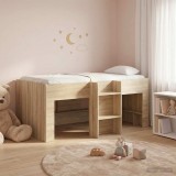 vidaXL Gyerekek Magas Ágykeret 2 pcs Sonoma 163 x 101,1 x 68,5 cm