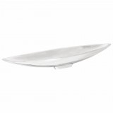 vidaXL Gyümölcskosár Ezüst 53 x 9 x 10 cm Alumínium