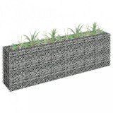 vidaXL Horganyzott acél gabion magaságyás 180 x 30 x 60 cm
