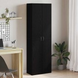 vidaXL Irodai szekrény Fekete tölgy 60 x 32 x 190 cm Szerelt Fa