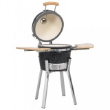 vidaXL Kamado barbecue kerámia grill füstölő 81 cm