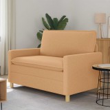 vidaXL Kanapé Bézs 126 x 81 x 87,5 cm Szövet