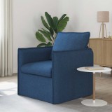vidaXL Kanapé Kék Általános dimenziók: 75 x 82 x 85 cm (Szé x Mé x Ma)
