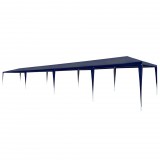 vidaXL Kék PE rendezvénysátor 3 x 12 m