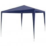vidaXL Kék rendezvénysátor 3 x 3 m