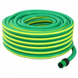 vidaXL Kerticső 5-Lépcsős Zöld és Sárga 12 mm 30 m PVC