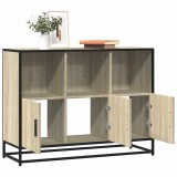 vidaXL komód Sonoma tölgy 100x35x76 cm Gépelt fa