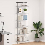 vidaXL Könyvespolc Szürke sonoma 60 x 24 x 203 cm Faanyag