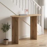 vidaXL Konzolasztal Kézműves Tölgy 100 x 39,5 x 75 cm Szerelt Fa