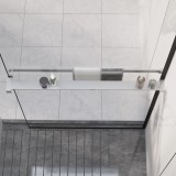 vidaXL Króm alumínium zuhanypolc walk-in zuhanyfalhoz 90 cm