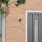 vidaXL Kültéri Fali Lámpa Ezüst 6.5 x 10.5 x 16 cm Rozsdamentes acél
