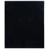 vidaXL Matt fekete PVC statikus ablakfólia 45 x 1000 cm